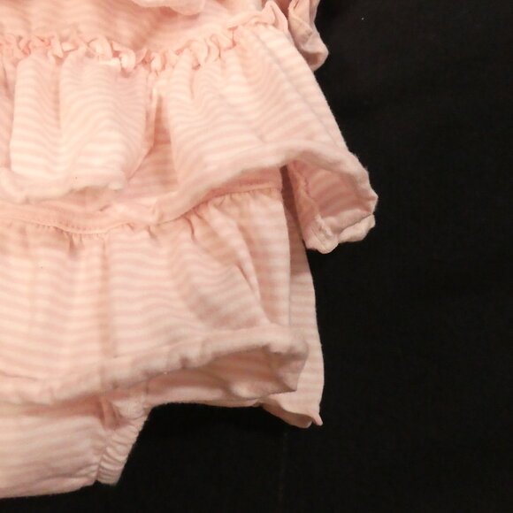 CARTER'S | 6 months | Pink Ruffle Baby Dress with Floral Applique - Picture 15 of 15